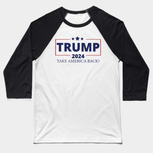 Trump 2024 Baseball T-Shirt